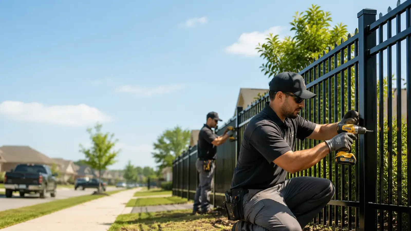 Metal Fence Installation in Bergheim, TX